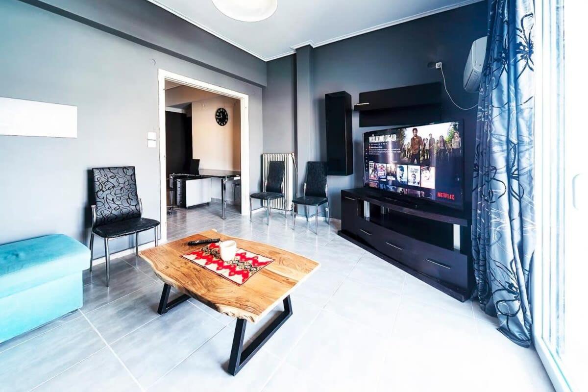 Topfloor Central Apt With Urban Views,3' To Metro Athen Exterior foto