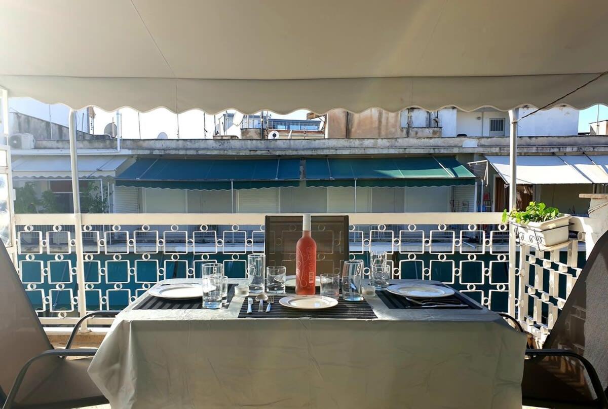 Topfloor Central Apt With Urban Views,3' To Metro Athen Exterior foto